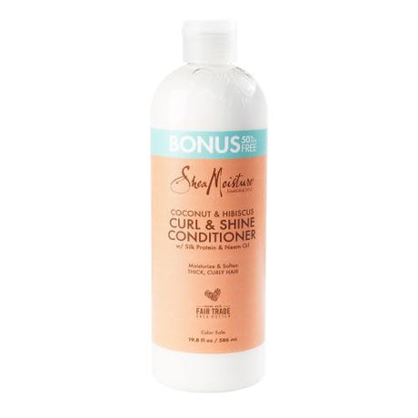 Shea Moisture Coconut & Hibiscus Curl & Shine Conditioner 19.8oz Find Your New Look Today!