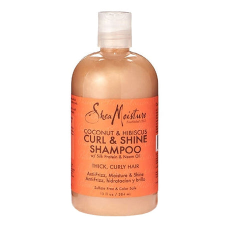 Shea Moisture Coconut & Hibiscus Curl & Shine Shampoo 13oz/ 384ml Find Your New Look Today!