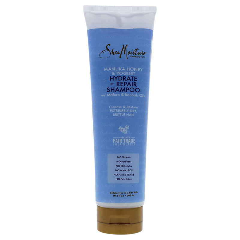 Shea Moisture Manuka Honey and Yogurt Hydrate Plus Repair Shampoo for Unisex, 10.3 Ounce Find Your New Look Today!