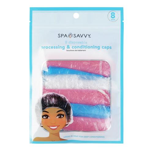 Spa Savvy Processing Conditioning Caps 8pcs Find Your New Look Today!