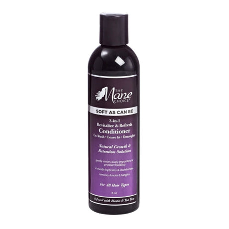 The Mane Choice 3 in 1 Revitalize & Refresh Conditioner Co-Wash, Leave In, Detangler 8oz Find Your New Look Today!