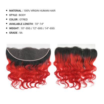 Uniq Hair 100% Virgin Human Hair Brazilian Bundle Hair Weave 13X4 Closure 7A Body #OTRED Find Your New Look Today!