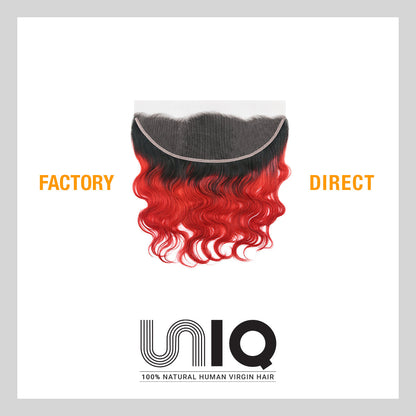 Uniq Hair 100% Virgin Human Hair Brazilian Bundle Hair Weave 13X4 Closure 7A Body #OTRED Find Your New Look Today!