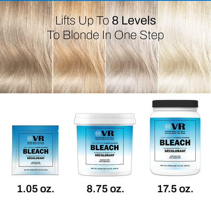 VR Blue Bleaching Hair Powder Extra Strength Lightener & Toner by Cocohoney, Made in Italy (17.5 oz (500 g)) Find Your New Look Today!
