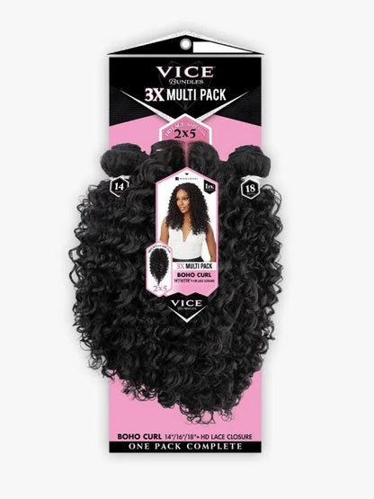 Sensationnel VICE BUNDLE MULTI BOHO CURL 14″16″18″