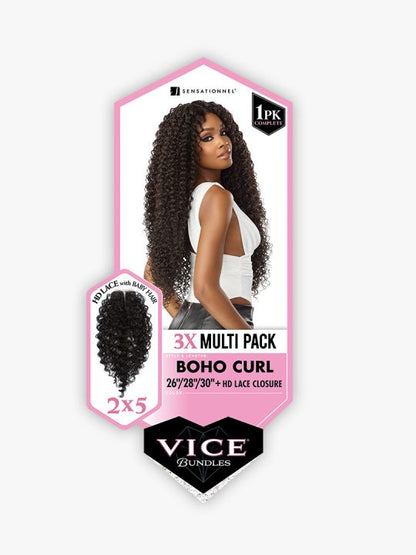 Sensationnel VICE BUNDLE MULTI BOHO CURL 26″28″30″