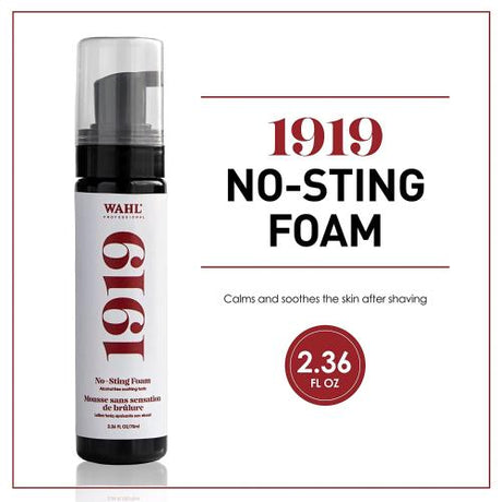 Wahl 1919 No-Sting Alcohol Free Soothing Tonic Foam Find Your New Look Today!