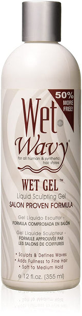 Wet-n-wavy Wet Gel Liquid Sculpting Gel Salon Proven Formula, 12 Oz Find Your New Look Today!