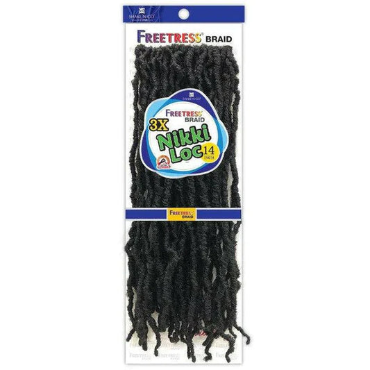 FREETRESS: 3X NIKKI LOC 14" CROCHET BRAIDS