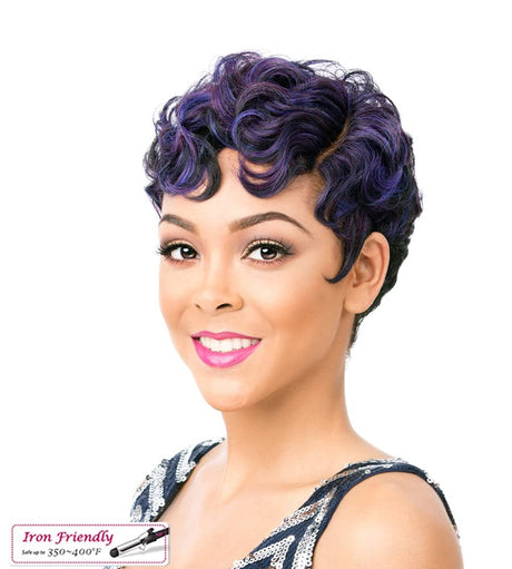 it's a wig! Synthetic Hair Wig Nuna (1B - OFF BLACK) Find Your New Look Today!