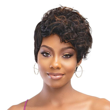 Janet Collection 100% Natural Virgin Remy Human Hair Lavish Riley Wig - Hollywood Beauty STL
