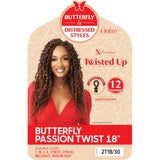 OUTRE: XPRESSION TWISTED UP BUTTERFLY PASSION TWIST 18" CROCHET BRAIDS