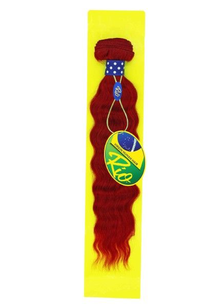 RIO 100% BRAZILLIAN REMY VIRGIN HUMAN HAIR - 3 BUNDLE DEAL - RED
